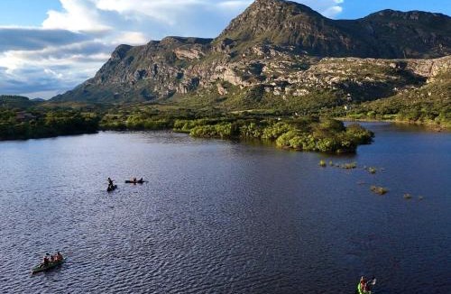Lapinha da Serra Apartment | Chalé Aconchego da Lapinha Vista para Montanhas Piscina e Natureza