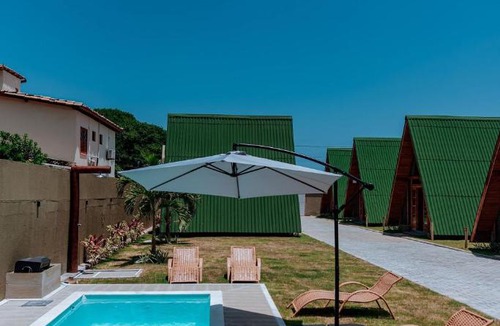 Bela Vista Ski Chalet | Chalé moderno e aconchegante em Itacimirim 3