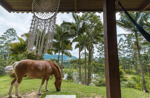 Rio do Sul Ski Chalet | Chalé romântico em Rio do Sul com vista do lago