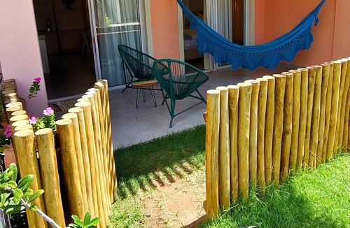 Sao Miguel de Touros Ski Chalet | Chalet near the beach, with kitchen and balcony with hammock. Couples and families with children