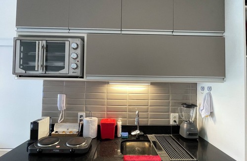 Lapa Apartment | “Charming Loft Near Allianz Parque with Air Conditioning and Modern Amenities”