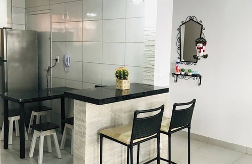 Vila Julia Apartment | Charming 2-bedroom apartment in terrific Vila Julia Guarujá with AC