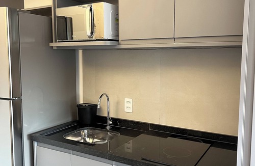 Sao Paulo Apartment | Charmoso Studio a 230m do Metrô Brooklin