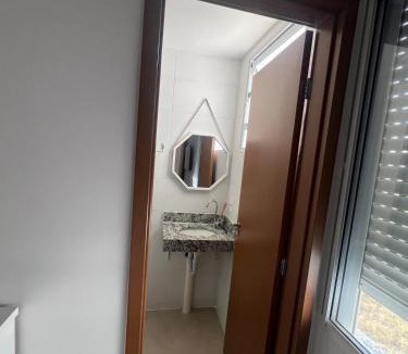 Cruz das Almas Apartment | Complete apartment, two bedrooms, one of which is an en-suite with air conditioning