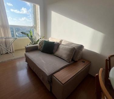 Cruz das Almas Apartment | Complete apartment, two bedrooms, one of which is an en-suite with air conditioning