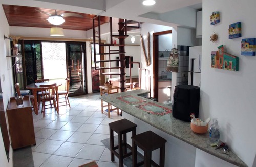 Jardim Itagua Apartment | Complete Duplex Apartment with Swimming Pool on the Itaguá Waterfront in Ubatuba