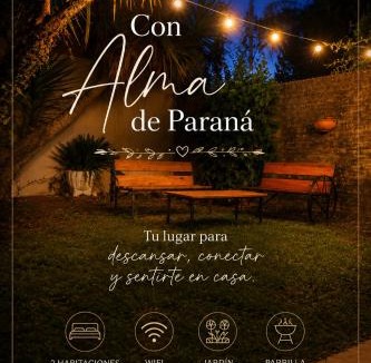 Parana House | Con alma de Paraná, patio y estacionamiento propio