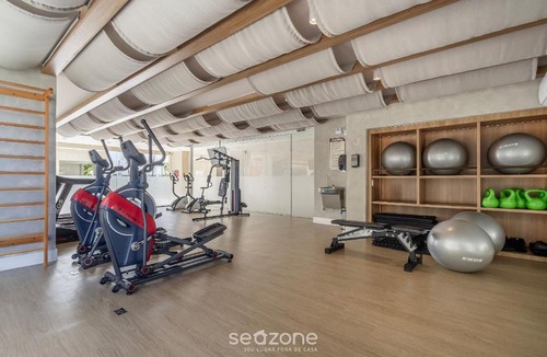 Itacolomi Apartment | Condo with Gym just 200 m from Piçarras Beach - PTCs