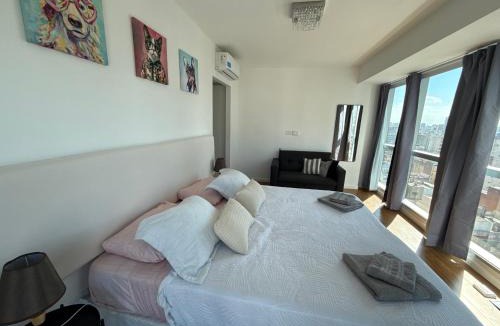 El Centro Apartment | Departamento Premium en la famosa Torre Bellini, en el centro, con piscina, jacuzzi, gimnasio y vista increible a la ciudad de Buenos Aires, capacidad máxima 5 personas