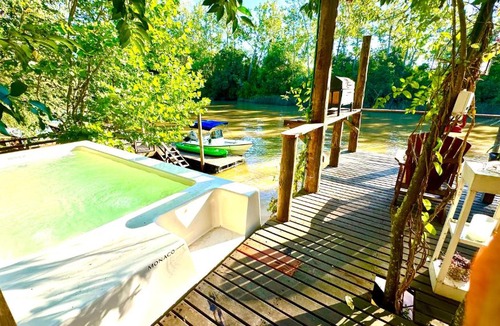Partido de Tigre House | Eco Cabaña Río con Pileta privada