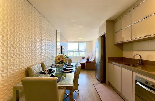 Itacolomi Apartment | Espaço amplo e confortável 3 Quartos, Churrasqueira, Cozinha completa, 180m da Praia, Wi-Fi, vaga de garagem , Piscina