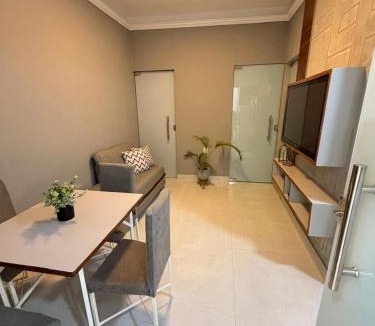 Jardim Perola Apartment | Espaço Moderno com 2 Quartos