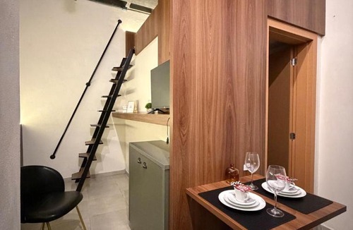 Braco Do Norte Apartment | Estúdio Évora Moderno Loft com Mezanino