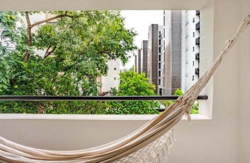 Asa Norte Apartment | Estúdio varanda com rede