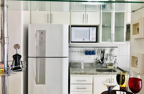 Vila Olimpia Apartment | EXCELLENT LOCATION, THE BEST OPTION IN THE NEIGHBORHOOD, PRACTICAL, 1VG, WI-FI 250MB