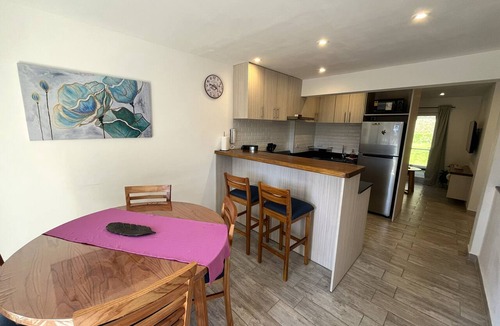 San Martin de los Andes Condo | Family Getaway with Waterfall View I Ayres del Bosque Accommodations