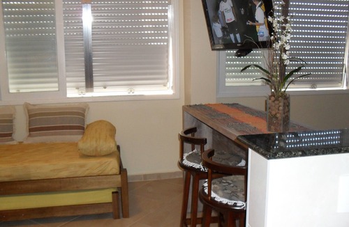 Embare Apartment | Fit 1 bedroom with panoramic view of the beach, Wi-Fi, Gar. Collective, Embaré (channel 4)