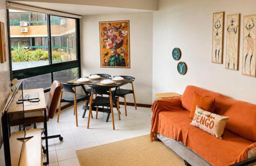 Boca do Rio Apartment | Flat aconchegante beira-mar na Pituba até 4 hóspedes