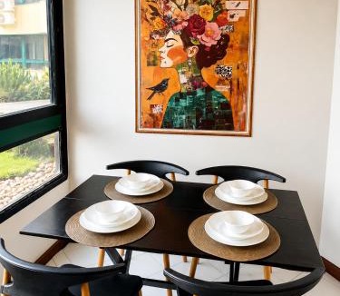 Boca do Rio Apartment | Flat aconchegante beira-mar na Pituba até 4 hóspedes