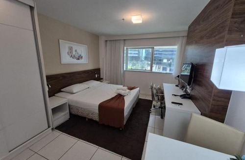 Setor Hoteleiro Norte Hotel | Flat bem localizado SHN | Garagem inclusa + wifi