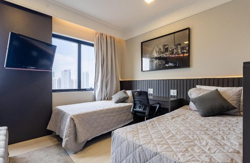 Guarulhos City Centre Apartment | Flat em Hotel 4 estrelas a 10 min do Aeroporto GRU