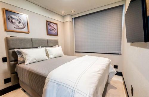 Alphaville Industrial Apartment | Flat equipado em otima localizacao, Wi-Fi e lazer
