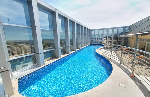 Setor Hoteleiro Norte Hotel | FLAT FUSION EXPRESS, AO LADO DA ESPLANADA DOS MINISTÉRIOS E DO ESTÁDIO MANÉ GARRINCHA, COM ESTACIONAMENTO GRÁTIS, SMART TV, WI-FI, PISCINA, ACADEMIA, RECEPÇÃO 24HS By REI DOS FLATS