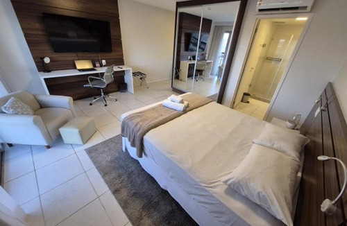 Setor Hoteleiro Norte Hotel | Flat moderno em SHN | Estrutura completa + WiFi