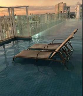 Goiania Apartment | Flat Moderno Piscina Infinita Cobertura 504t