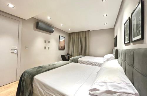 Jardins Apartment | Flat novo, 2 quartos, garagem no coração dos Jardins
