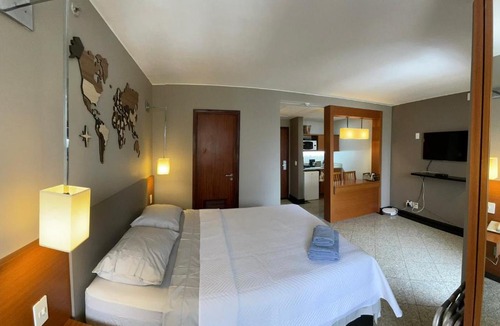 Setor Hoteleiro Norte Apartment | Flat Particular no Hotel Comfort Suítes com garagem