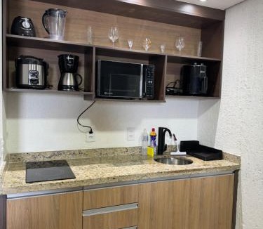 Boqueirao Apartment | Flat Santos frente mar Canal 3