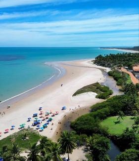 Pontal do Coruripe Apartment | Flat StudioMar - beira mar até 4 p - pé na areia