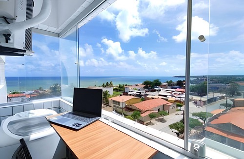 Sao Jose da Coroa Grande Apartment | Flat with Pool Near Maragogi, Sea View