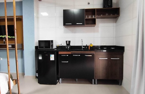 Cajuru Apartment | Full studios in Curitiba for singles or couples near the Botanical Garden/CWB