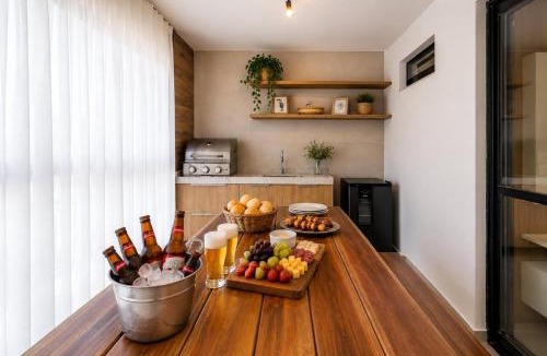 Barra de Sao Miguel House | Gourmet Balcony, Barbecue and Swimming Pool in Barra | San Martin | Destino BSM 203A