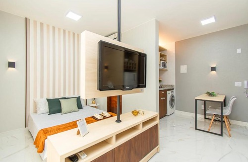 Plano Piloto Apartment | Green Park 07 A - Studio Premium - Garagem Free - 7 min da Esplanada - By Hospede Fácil
