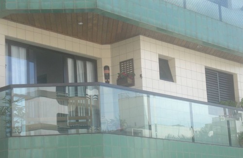 Asturias Apartment | Guaruja high standard with air, pool and wifi for up to 6 people - pets accepted