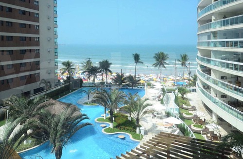 Asturias Apartment | High standard apartment, right on the sand, on Asturias Beach - Guarujá