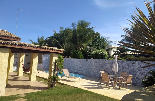 Barra do Jacuipe House | House in a gated community with a pool and air conditioning in the bedrooms, ideal for families.