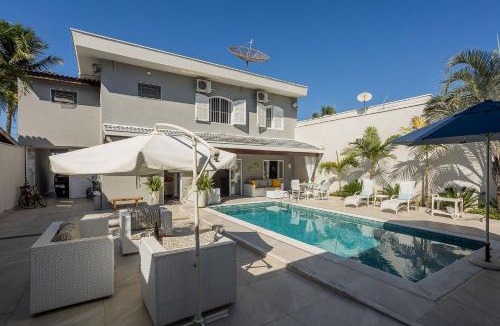 Indaia House | House with gourmet area and pool on Indaiá beach