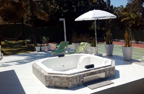 Maresias House | HOUSE WITH JACUZZI - SOLARIUM AND PRIVATIVE TENNIS COURT