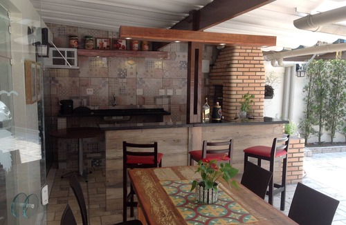 Jardim Mar e Ceu House | House with pool, Gourmet space, sauna, and romantic garden