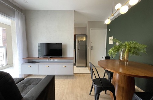 Consolacao Apartment | HYPE055 - Apt 1 complete bedroom with balcony