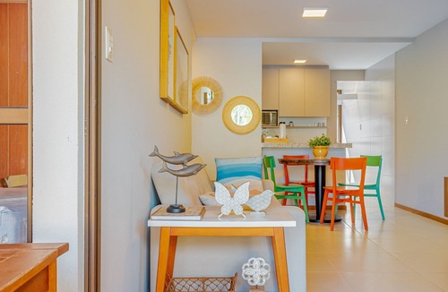 Itacimirim Apartment | IT111 Beautiful Beachfront Apartment with 2 Suites - Itacimirim