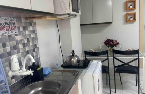Vila Regina Apartment | kitnet 13 central com ar tv smart completa