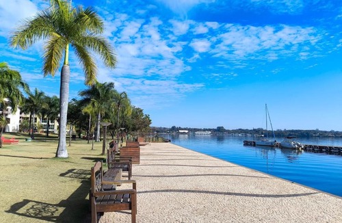 Smin Apartment | Life Resort Beira Lago sua praia em Brasilia