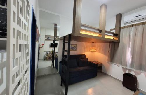 Embare Apartment | Lindo studio, recém-mobiliado, na avenida da praia