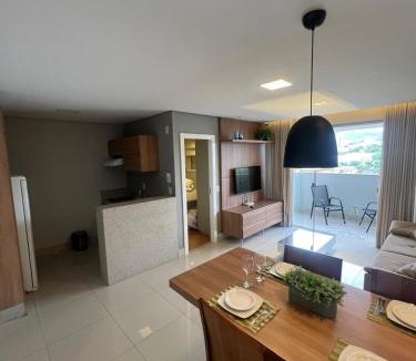 Melo Apartment | LRFlat 4 - Ótima localização! Flat todo climatizado - Conforto e requinte com portaria 24 horas