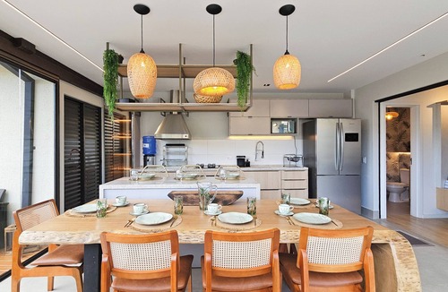 Itagua Apartment | Luxury penthouse apartment with air conditioning in all rooms in Ubatuba.